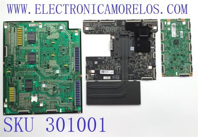 KIT DE TARJETAS PARA TV SAMSUNG / MAIN BN94-16881D / BN41-02854A / BN97-18283J / FUENTE BN44-01131A / L65SB9NB_AHS / BN4401131A / LED DRIVER BN94-16847A / BN41-02851A / BN97-18200A / PANEL CY-TA065JMAV1H / DISPLAY T650MVR04.4 / MODELO QN65QN800AFXZA AB02